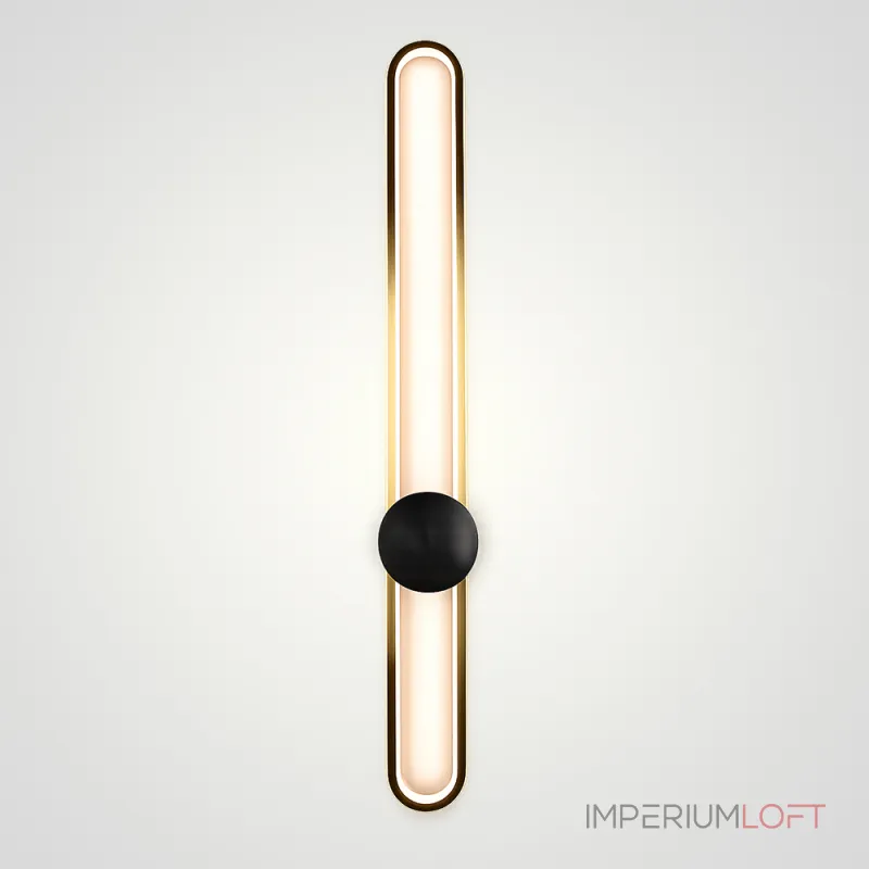 Настенный светильник HEIDY L H90 Brass Black Настенный светильник HEIDY L H90 Brass Black