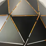 Подвесной светильник MELON D36 Gold/Black от ImperiumLoft