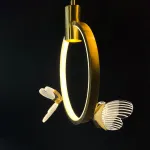 Подвесной светильник BABETTA RING 1 L280 brass 4000К от ImperiumLoft