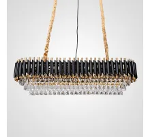 Люстра Empire Black Rectangular Chandelier Crystal