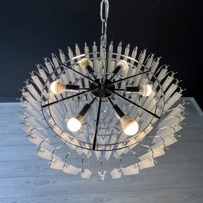 Люстра Eich Chandelier Nova 9 D65 nickel от ImperiumLoft