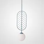 Подвесной светильник LEAF C Голубой
