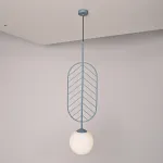 Подвесной светильник LEAF C Голубой