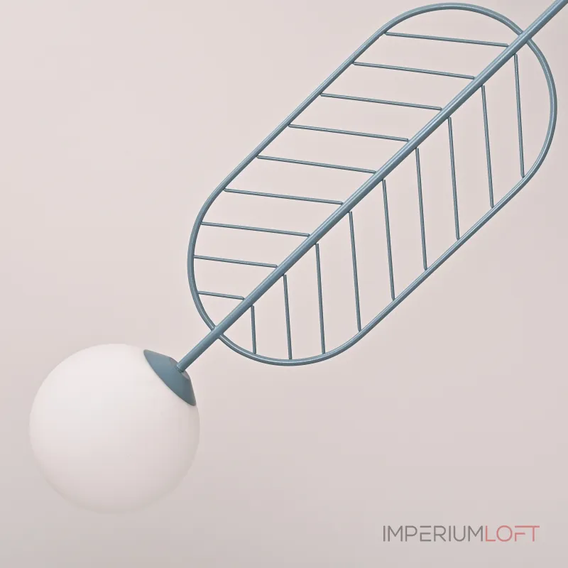 Подвесной светильник LEAF C Голубой