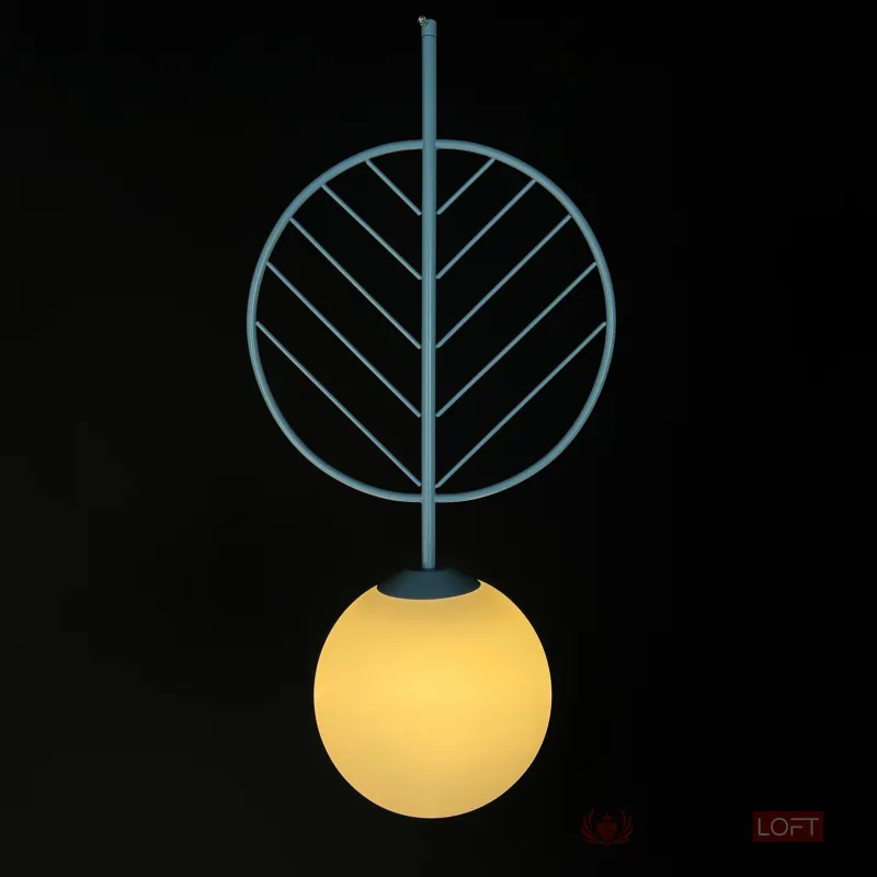Подвесной светильник LEAF B Голубой от ImperiumLoft
