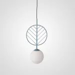 Подвесной светильник LEAF B Голубой