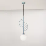 Подвесной светильник LEAF A Голубой