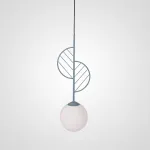 Подвесной светильник LEAF A Голубой