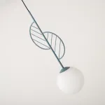 Подвесной светильник LEAF A Голубой