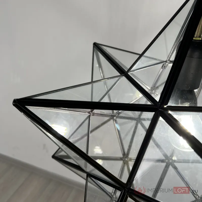 Люстра Black Star Clear Glass 20 см от ImperiumLoft