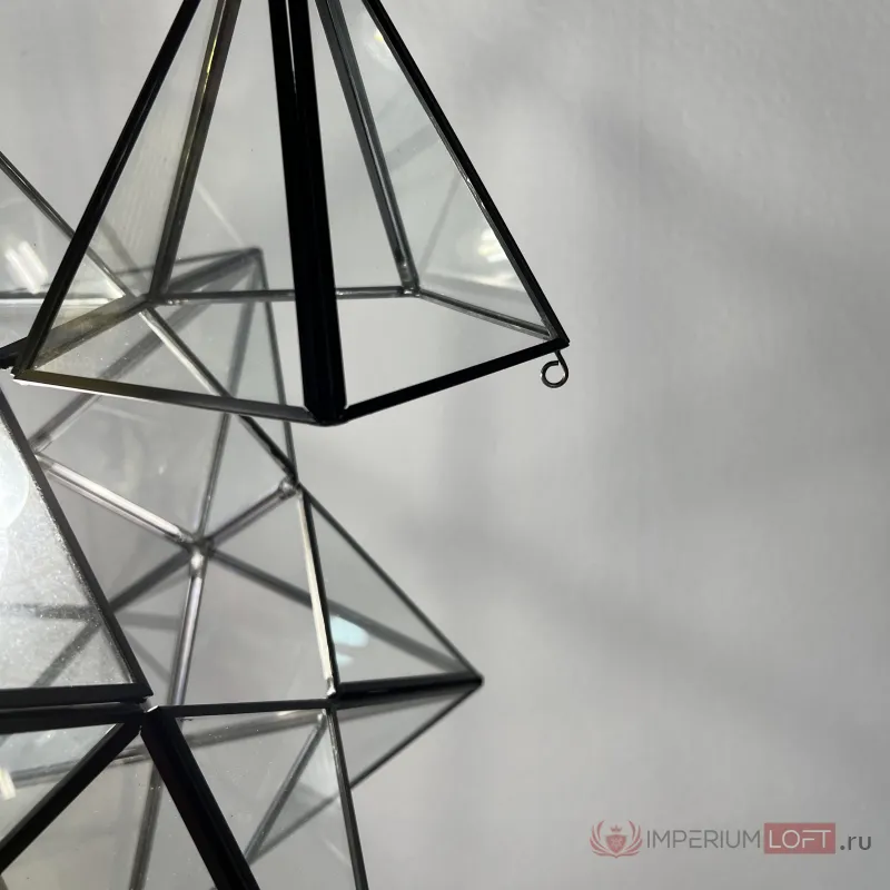 Люстра Black Star Clear Glass 20 см от ImperiumLoft