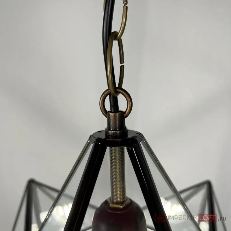 Люстра Black Star Clear Glass 20 см от ImperiumLoft