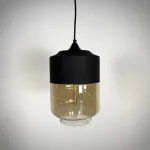 Подвесной светильник NORD A D18 Black/Amber от ImperiumLoft