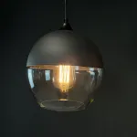 Подвесной светильник NORD C D20 Black/Transparent от ImperiumLoft