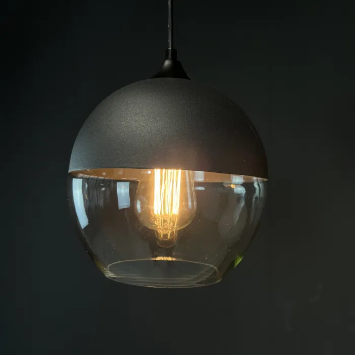 Подвесной светильник NORD C D20 Black/Transparent от ImperiumLoft
