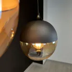 Подвесной светильник NORD C D20 Black/Amber от ImperiumLoft
