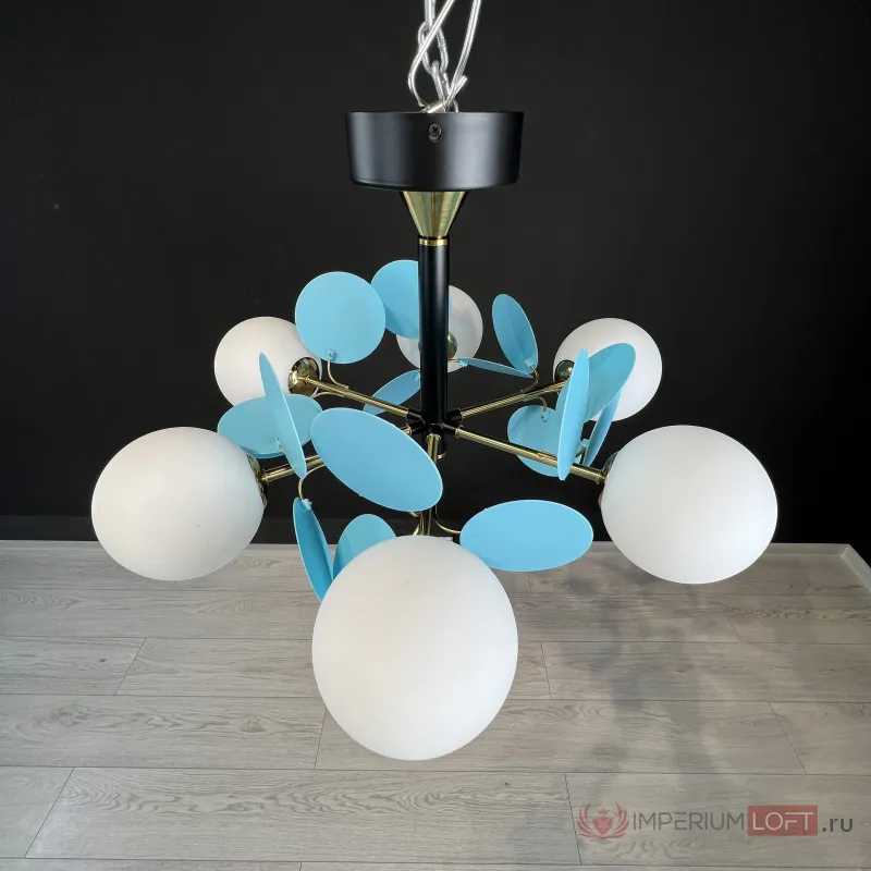 Люстра на штанге MATISSE BLUE D55 от ImperiumLoft