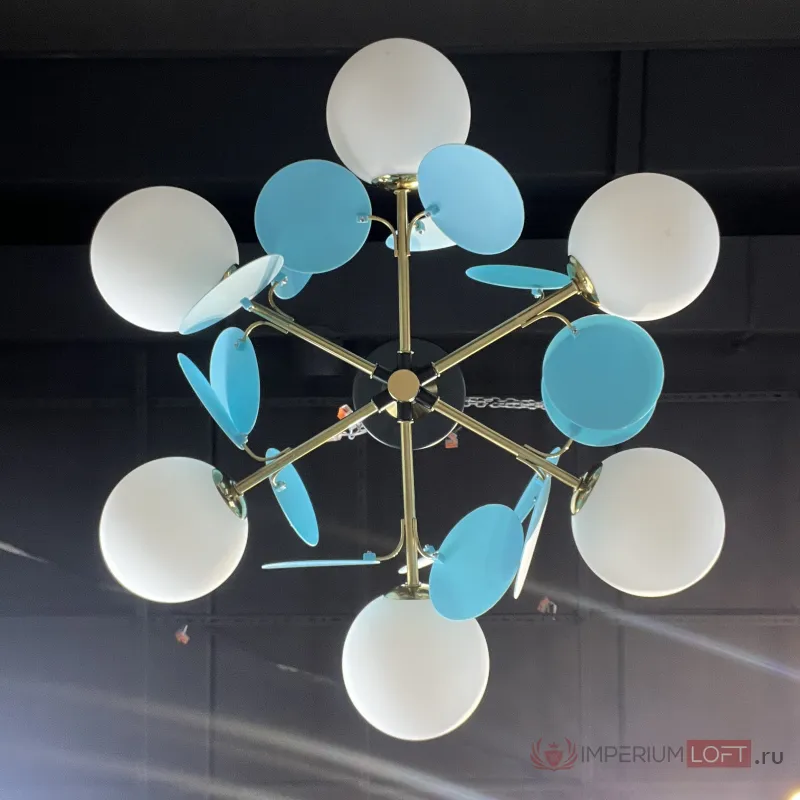 Люстра на штанге MATISSE BLUE D55 от ImperiumLoft