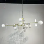 Потолочная люстра MATISSE B D120 Gold White от ImperiumLoft