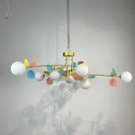 Потолочная люстра MATISSE B D120 Gold Multicolor от ImperiumLoft