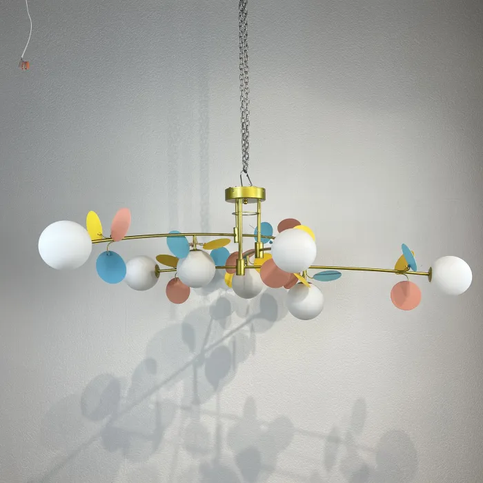 Потолочная люстра MATISSE B D120 Gold Multicolor от ImperiumLoft