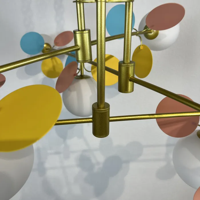 Потолочная люстра MATISSE B D120 Gold Multicolor от ImperiumLoft