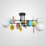 Потолочная люстра MATISSE B D80 Black Multicolor от ImperiumLoft