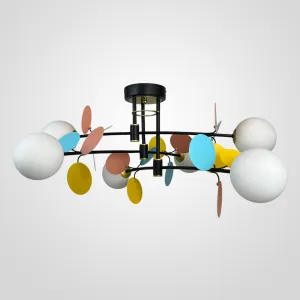 Потолочная люстра Light of MATISSE B D80 Black Multicolor
