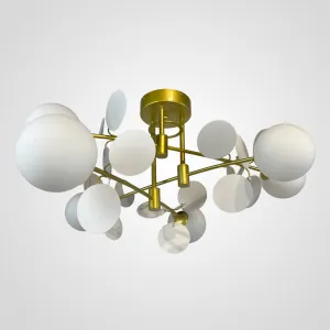Потолочная люстра Light of MATISSE B D80 Gold White