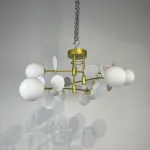 Потолочная люстра MATISSE B D80 Gold White от ImperiumLoft