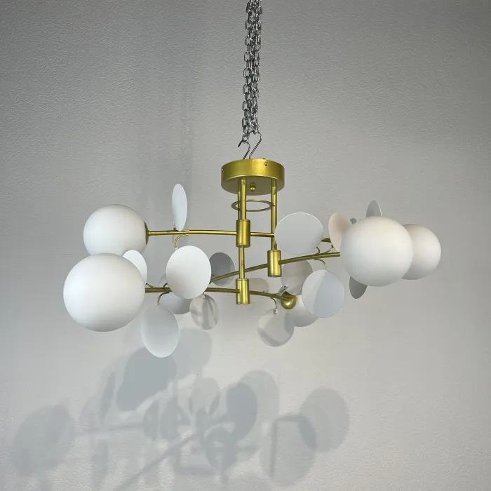 Потолочная люстра MATISSE B D80 Gold White от ImperiumLoft