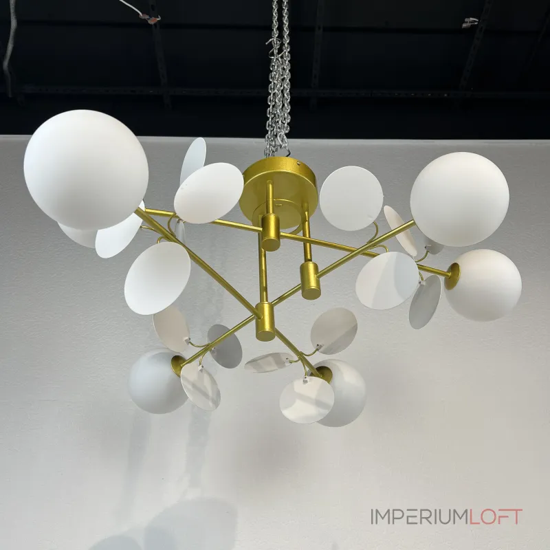 Потолочная люстра Light of MATISSE B D80 Gold White