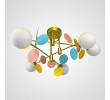 Потолочная люстра MATISSE B D80 Gold Multicolor