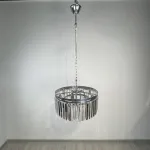Люстра RH 1920S ODEON CLEAR GLASS FRINGE 3-TIER CHANDELIER chrome от ImperiumLoft