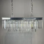 Люстра RH 1920S ODEON CLEAR GLASS FRINGE chrome от ImperiumLoft
