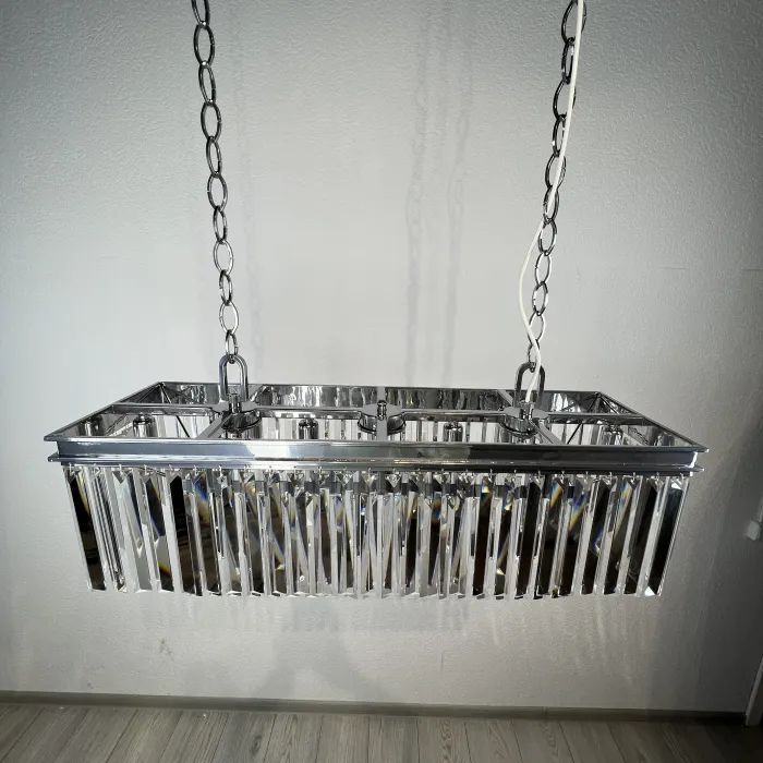 Люстра RH 1920S ODEON CLEAR GLASS FRINGE chrome от ImperiumLoft
