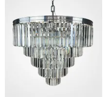 Люстра RH 1920s Odeon Clear Glass Fringe Chandelier D80 chrome