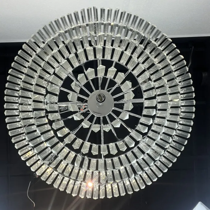 Люстра RH 1920s Odeon Clear Glass Fringe Chandelier D80 chrome от ImperiumLoft