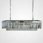 Люстра RH 1920S ODEON CLEAR GLASS FRINGE 120 chrome от ImperiumLoft