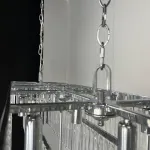 Люстра RH 1920S ODEON CLEAR GLASS FRINGE 120 chrome от ImperiumLoft