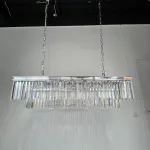 Люстра RH 1920S ODEON CLEAR GLASS FRINGE 120 chrome от ImperiumLoft