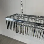 Люстра RH 1920S ODEON CLEAR GLASS FRINGE 120 chrome от ImperiumLoft