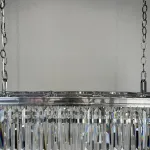 Люстра RH 1920S ODEON CLEAR GLASS FRINGE 120 chrome от ImperiumLoft