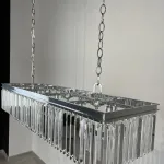 Люстра RH 1920S ODEON CLEAR GLASS FRINGE 120 chrome от ImperiumLoft