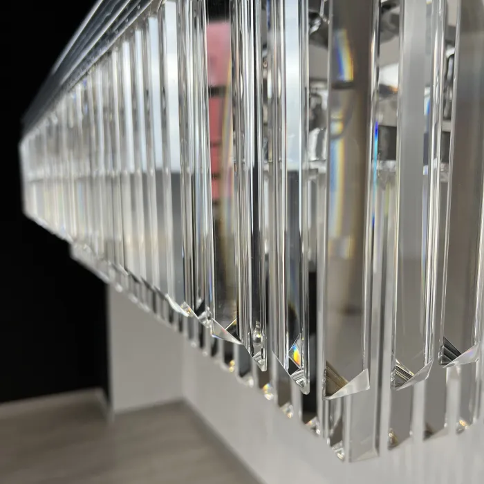 Люстра RH 1920S ODEON CLEAR GLASS FRINGE 120 chrome от ImperiumLoft