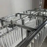 Люстра RH 1920S ODEON CLEAR GLASS FRINGE 120 chrome от ImperiumLoft