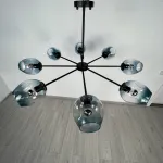 Люстра на штанге MARINE B 8 Black/Blue от ImperiumLoft