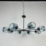 Люстра на штанге MARINE B 8 Black/Blue от ImperiumLoft