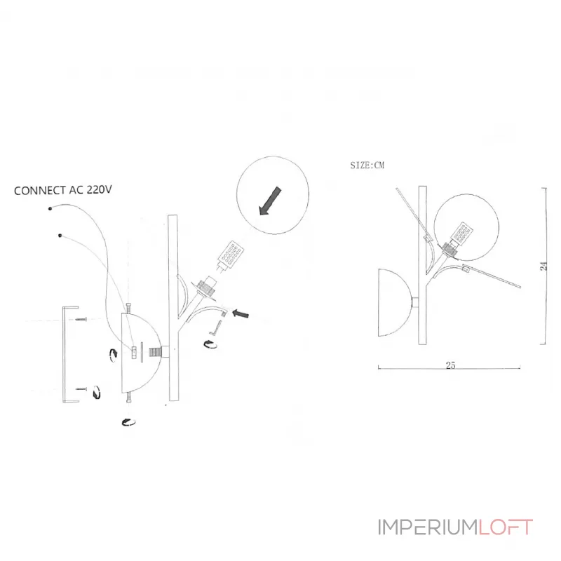 Настенный светильник Light of MATISSE WALL Multicolored от ImperiumLoft Настенный светильник Light of MATISSE WALL Multicolored от ImperiumLoft