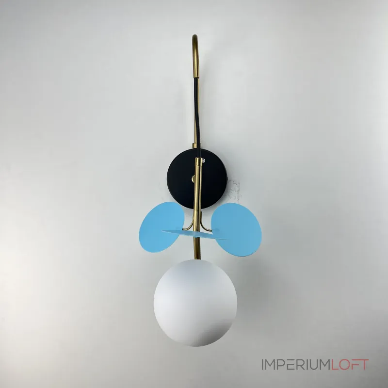 Настенный светильник Light of MATISSE BLUE W от ImperiumLoft